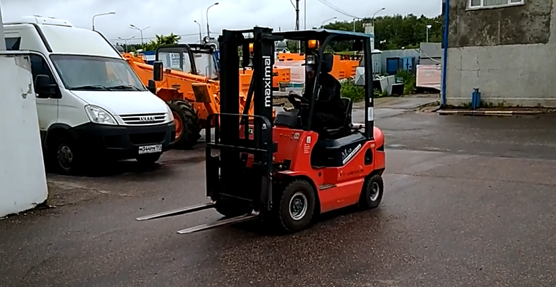 система управления вилочным погрузчиком